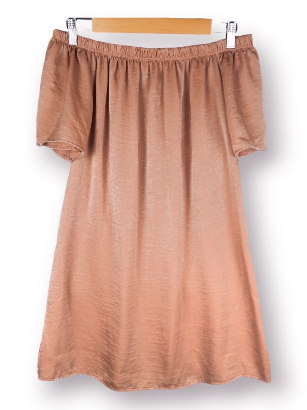 Standard People's Project LA Aliza Off-Shoulder Blush Pink Mini Dress Size M